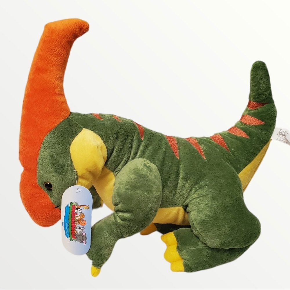 Stuff a Dino Animaland Parasauolophus horn plush Dinosaur NWT